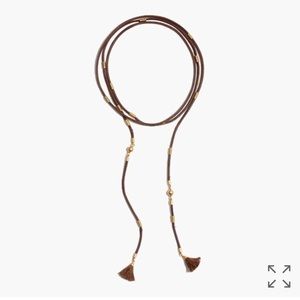 NWOT Madewell • Tassel Wrap Choker Necklace